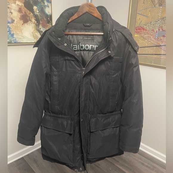 Claiborne Down Filled Winter Parka Coat- Mens XL - Picture 3 of 6